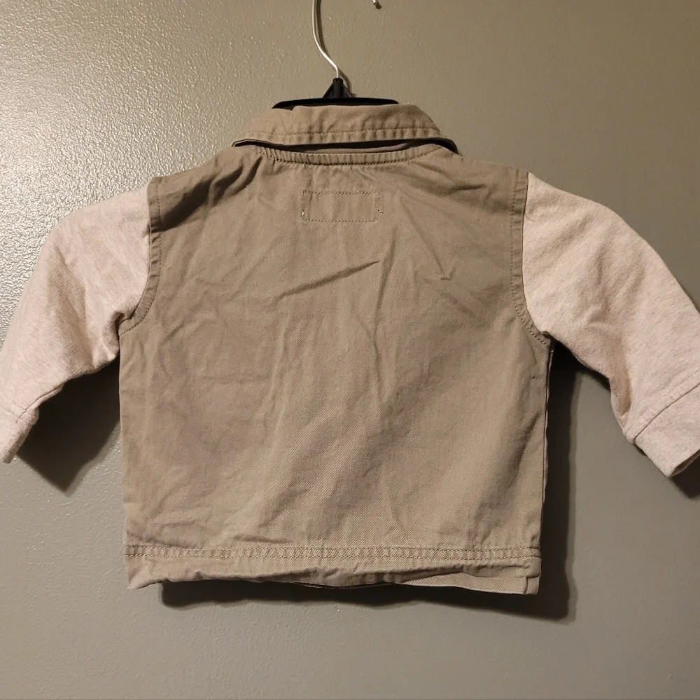 OshGosh Tan Utility Jacket 12 Months